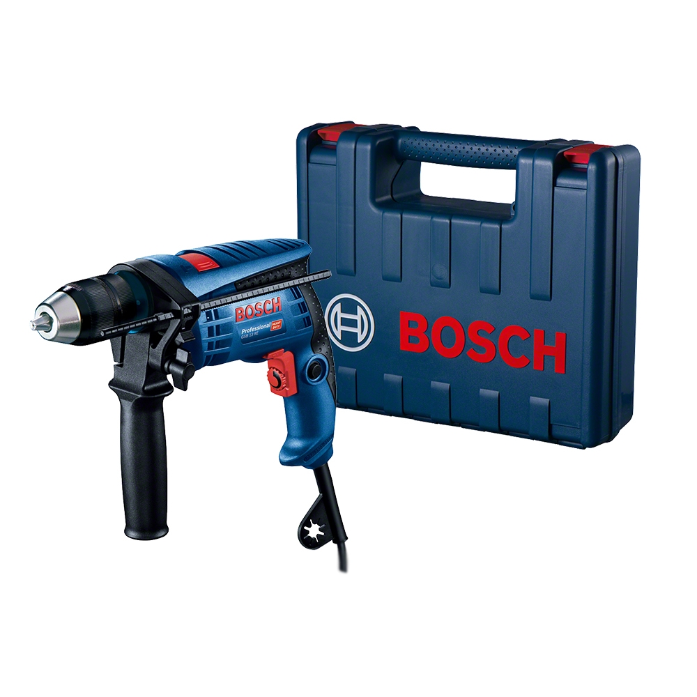 Taladro de impacto en maletín Bosch GSB-13 RE 650W - KonstruMarket